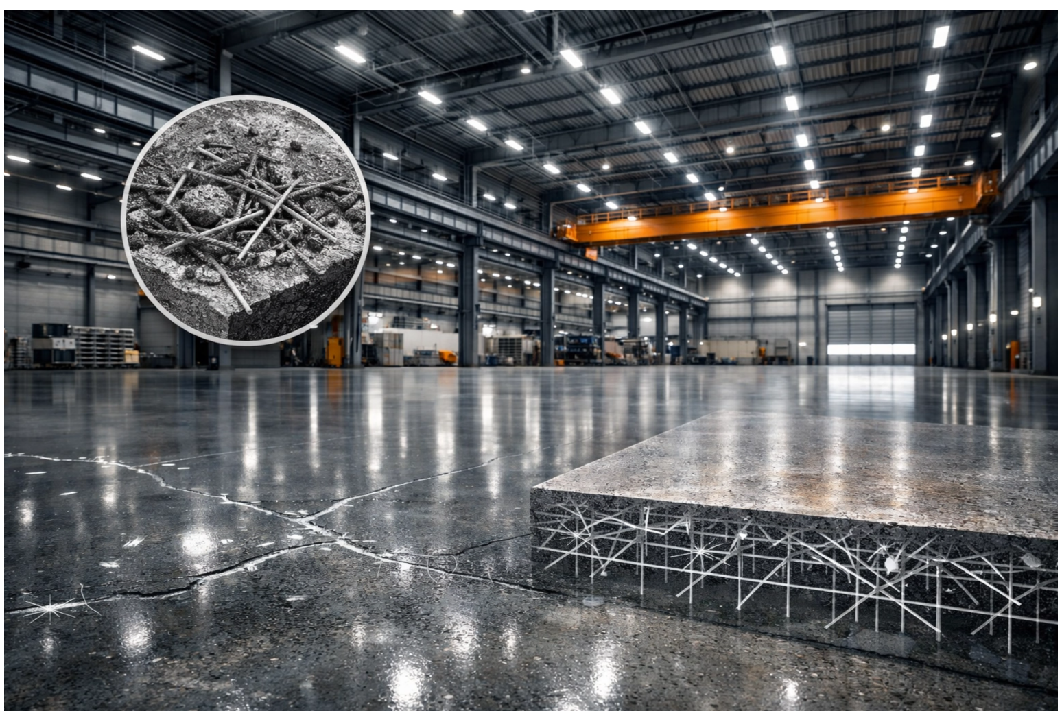 Macro Fibra Estrutural Sintética de Polipropileno